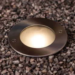 Strata LED-bakkespot, Ø 12 cm, aluminium, 90°, IP67