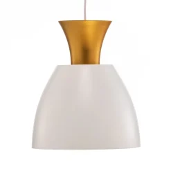 Studio Line 51277, hengelampe, hvit/messing, Ø 20 cm