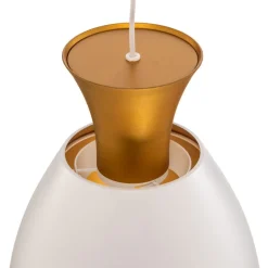 Studio Line 51277, hengelampe, hvit/messing, Ø 20 cm