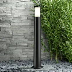 Svart LED-veilampe Carlo