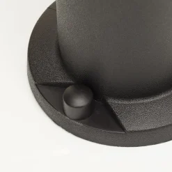 Svart LED-veilampe Carlo