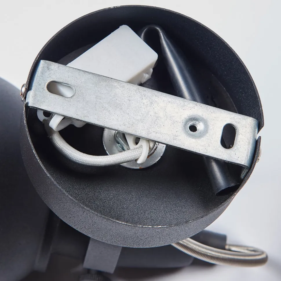 Svart-gyllen vegglampe Julin