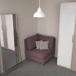 Sven hengelampe, 1 lyskilde, hvit, stål, E27