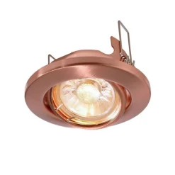 Svingbar 68er LV monteringsring i børstet kobber