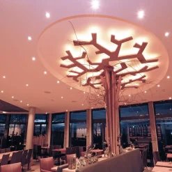 Svingbar 68er LV monteringsring i børstet kobber