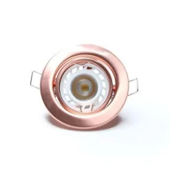 Svingbar 68er LV monteringsring i børstet kobber