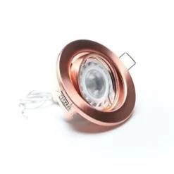 Svingbar 68er LV monteringsring i børstet kobber