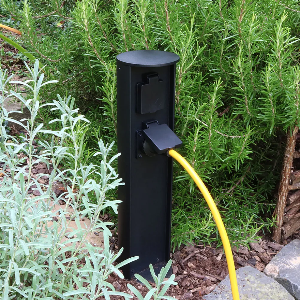 Søylestikkontakt, 2 tilkoblinger, maks. 3 500 W