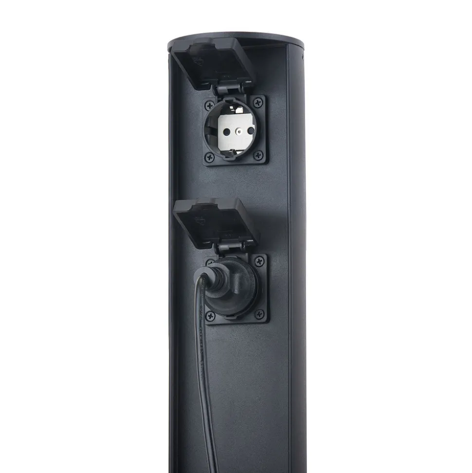 Søylestikkontakt, 2 tilkoblinger, maks. 3 500 W