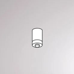 Takfeste for Volare-skinne 1,5 cm svart