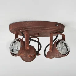 Taklampe Bente rust rund 3 lyskilder