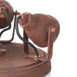 Taklampe Bente rust rund 3 lyskilder