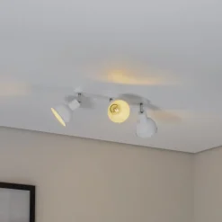 Taklampe Elba, 40 cm, 3 lyskilder, hvit, metall, E27