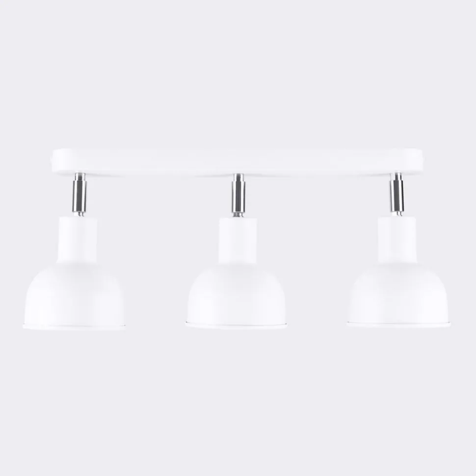 Taklampe Elba, 40 cm, 3 lyskilder, hvit, metall, E27