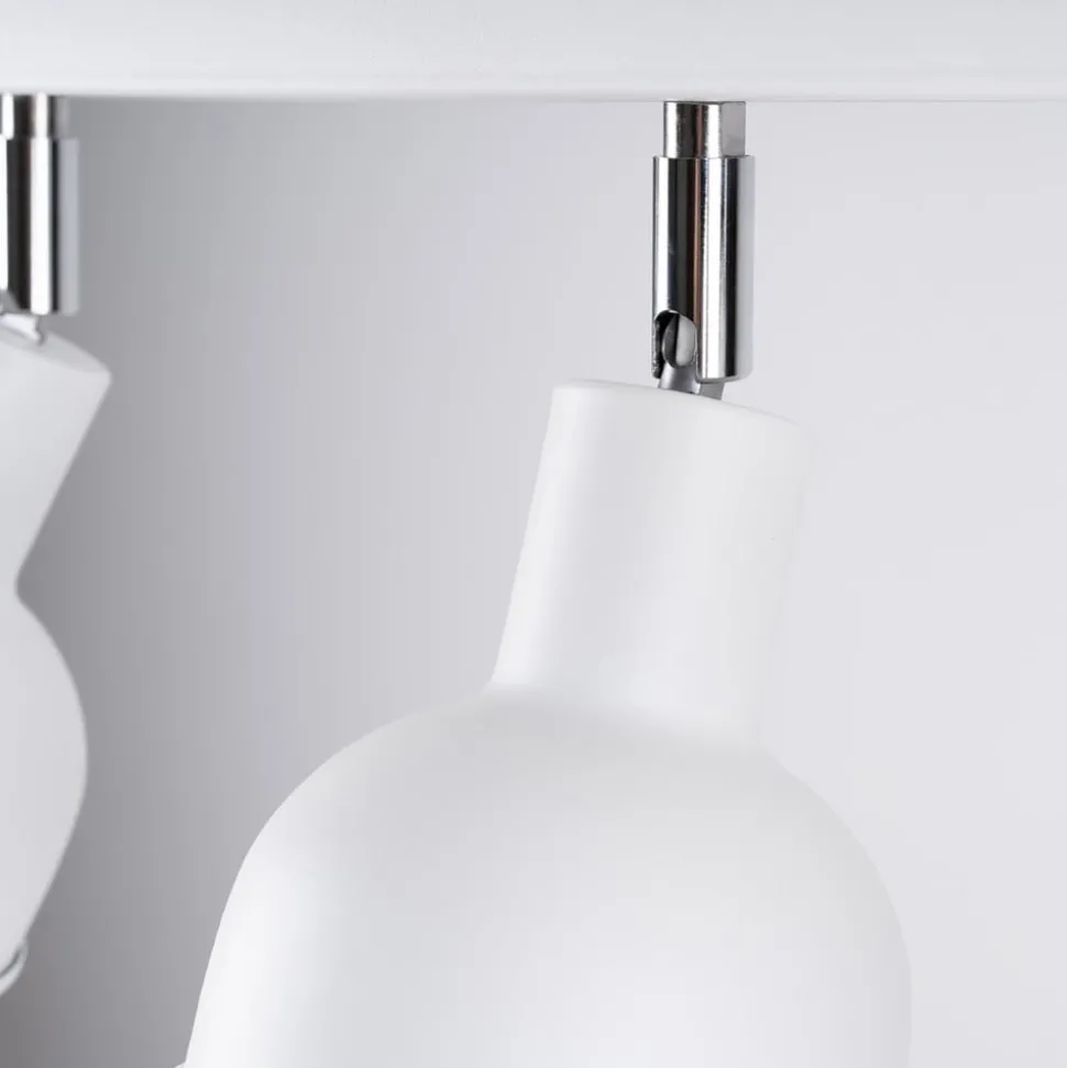 Taklampe Elba, 40 cm, 3 lyskilder, hvit, metall, E27