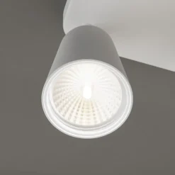 Taklampe Eye Spot med 4 lyskilder, firkantet, hvit