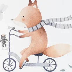 Taklampe Ferdi Kids, tekstil, hvit, fargerik