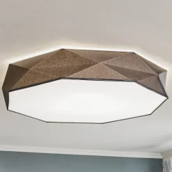 Taklampe Kantoor New, Ø 88 cm, grå