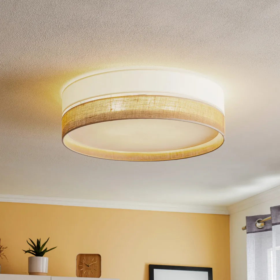 Taklampe Linobianco, Ø 60 cm