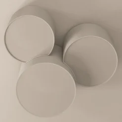 Taklampe Mona med 3 lyskilder, hvit