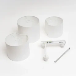 Taklampe Mona med 3 lyskilder, hvit