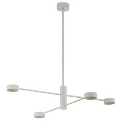 Taklampe Orbit IV, hvit, 4 lyskilder