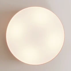 Taklampe Rondo Kids, Ø 38 cm, rosa