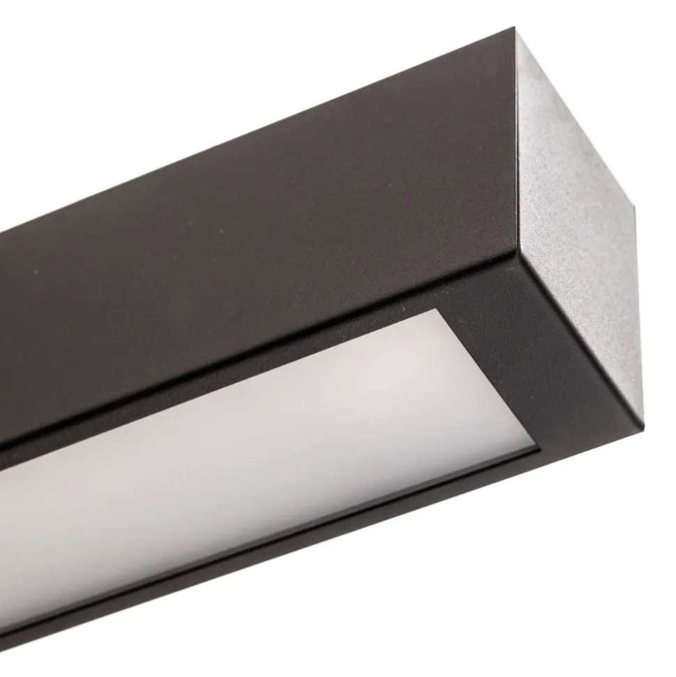 Taklampe Straight svart 92 cm