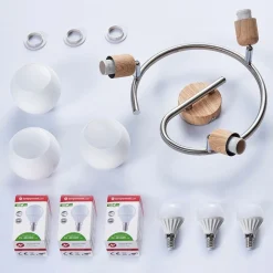 Taklampe Svenka, 3 lyskilder, sirkel