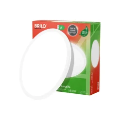 Taklampe Tava A, Ø 42 cm, plast, hvit