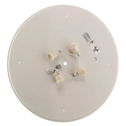 Taklampe Turda, Ø 65 cm, gull