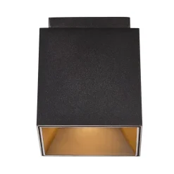 Takspot Ethan, 1 lyskilde, svart