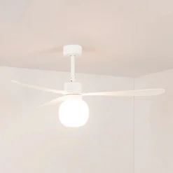 Takvifte Amelia Ball, LED-lampe, hvit