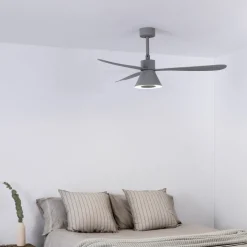 Takvifte Amelia Cone, LED-lampe, grå