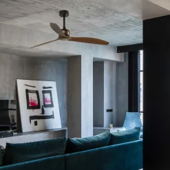 Takvifte Copper med fjernkontroll, valnøtt