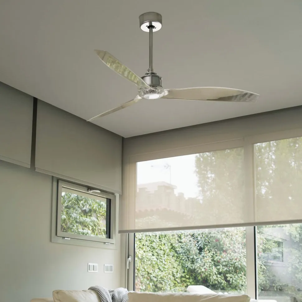 Takvifte Just Fan M krom/gjennomsiktig