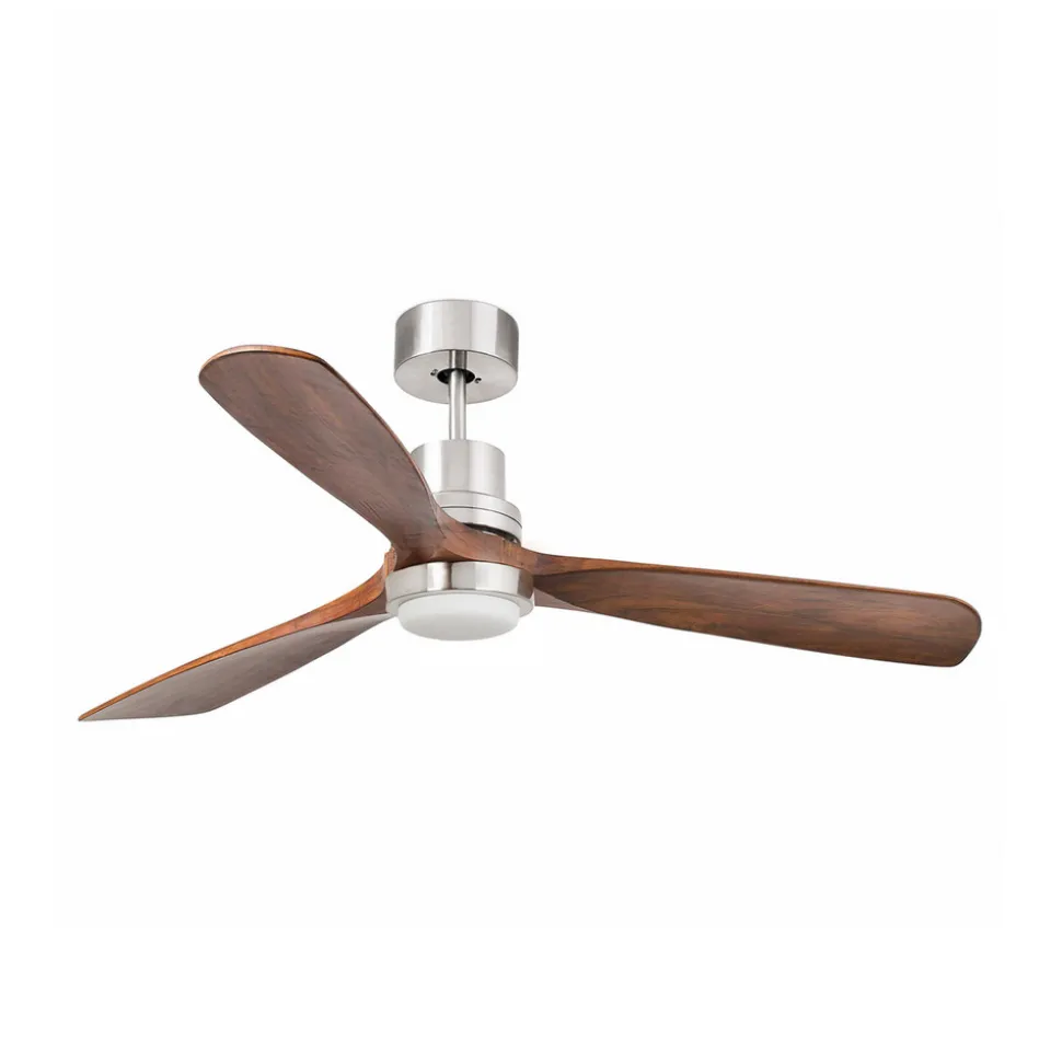 Takvifte Lantau L LED nikkel/mørk furu