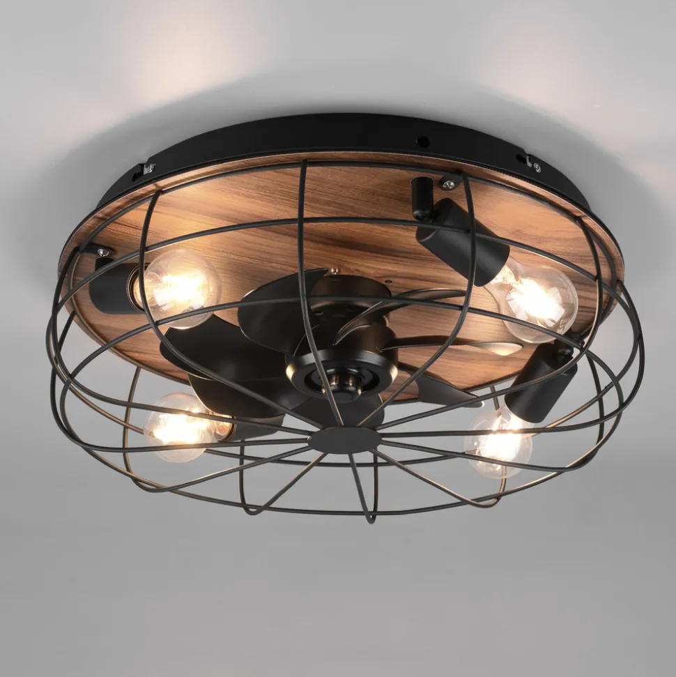 Takvifte Trondheim, fjernkontroll, 4xE27, tre