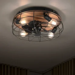 Takvifte Trondheim, fjernkontroll, 4xE27, tre