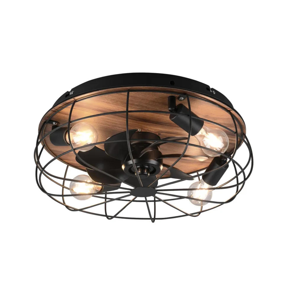 Takvifte Trondheim, fjernkontroll, 4xE27, tre