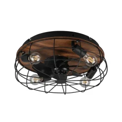 Takvifte Trondheim, fjernkontroll, 4xE27, tre