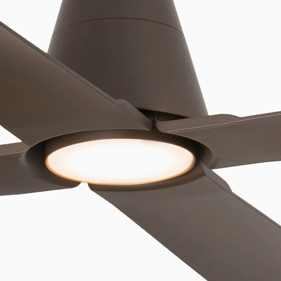 Takvifte Typhoon L LED-lampe IP44 brun