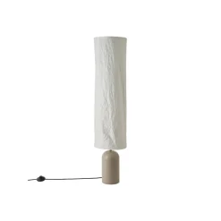 Talli gulvlampe, brun, Tyvek/metall, høyde 113 cm