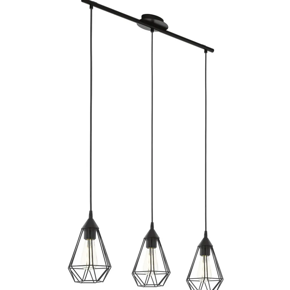 Tarbes - pendellampe i vintagedesign, 3 lyskilder