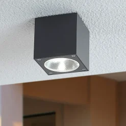 Terningformet LED-taklampe Cordy til utebruk