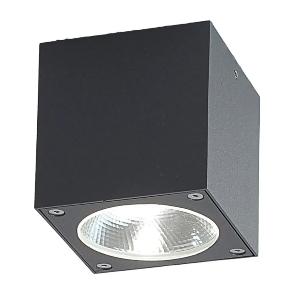 Terningformet LED-taklampe Cordy til utebruk