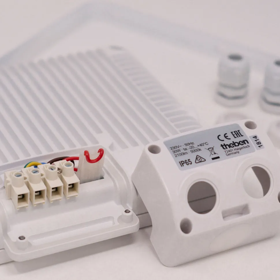 Theben theLeda B30L utendørs LED-spot, hvit