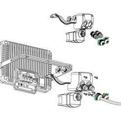 Theben theLeda B-sensor RC + fjernstyrt, svart