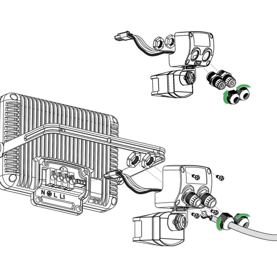 Theben theLeda B-sensor RC + fjernstyrt, hvit