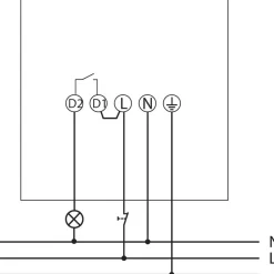 Theben theLuxa P220 PIR-bevegelsessensor svart